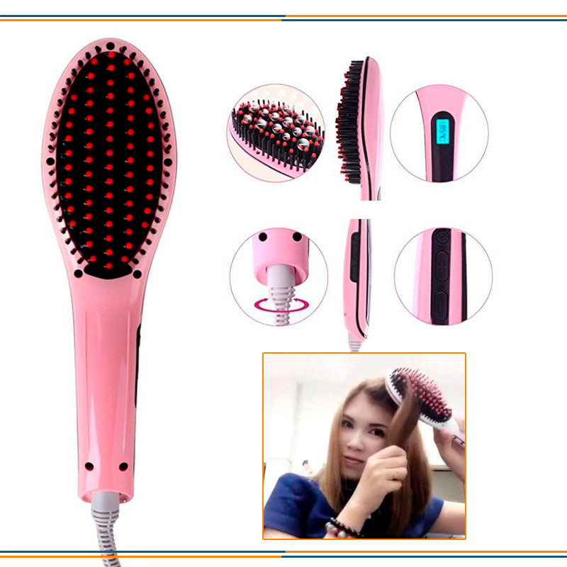 Fast Hair Straightener Brush HQT-906