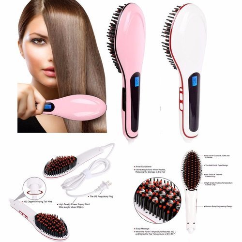 Fast Hair Straightener Brush HQT-906