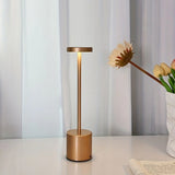 Classic Metal Touch Sensor LED Table Lamp Rechargeable Desk Lamp
