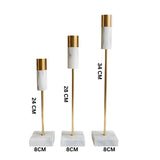 3 PCS Marble Shade Design Candle Holder