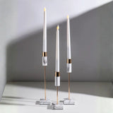 3 PCS Marble Shade Design Candle Holder