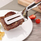 Stainless Steel Food Tong BBQ Fish Meat Bread Steak Clip
