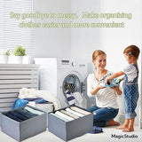 6 Parts Non-Woven Clothes Organizer (Pack Of 4)
