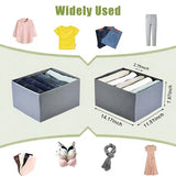 6 Parts Non-Woven Clothes Organizer (Pack Of 4)