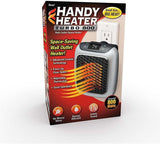 Heater 800watts Wall Mounted Outlet Small Space Heater With Adjustable Thermostat