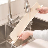 Silicone Kitchen Sink Splash Guard & Faucet Drip Catcher Tray