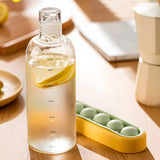 Glass Water Bottle With Time Marker