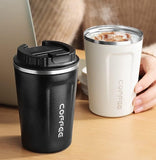 Stainless Steel Coffee Cup With Temperature Display