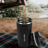 Stainless Steel Coffee Cup With Temperature Display