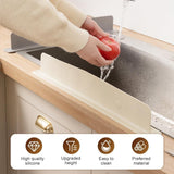 Silicone Kitchen Sink Splash Guard & Faucet Drip Catcher Tray