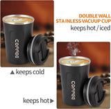 Stainless Steel Coffee Cup With Temperature Display