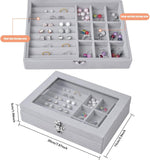 Fashion Velvet Jewelry Ring Case