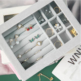 Fashion Velvet Jewelry Ring Case