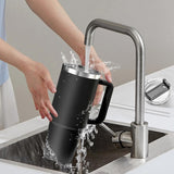 Stainless Steel Vacuum Tumbler Flip Straw 40oz