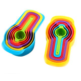 Measuring Cup & Spoon 6Pcs Set Colorful Plastic