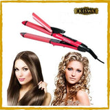 Nova 2 in 1 Hair Curler And Straightener