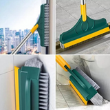 3 In 1 Floor Scrub Brush With Long Telescopic Handle