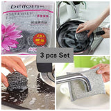 Set of 3 Kitchen Cleaning Brush