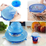 6 Pcs Silicone Covers Lid ? Airtight bowl Cover Lid