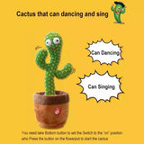 Cute dancing & Repeating Cactus toy