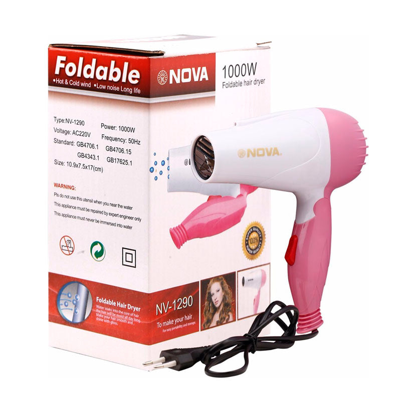 Nova Foldable Hair Dryer (N-658) - Main Image